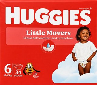 Huggies Little Movers Disney 6 15-30kg 34Τεμ