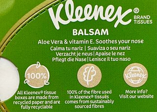 Kleenex Balsam Χαρτομάντηλα 64Τεμ
