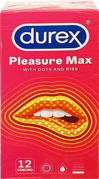 Durex Condoms Pleasure Max 12Pcs