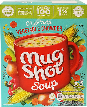 Mug Shot Soup Vegetable Chowder 3Pcs 75g