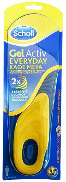 Scholl Gel Activ Everyday Insoles Size 40-46,5 1Set