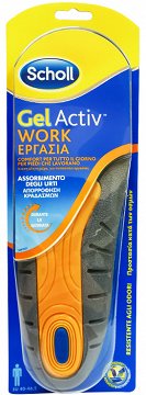 Scholl Gel Activ Work Πάτοι Size 40-46,5 1Σετ