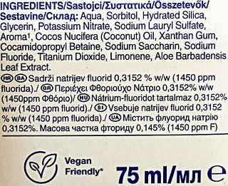 Sensodyne Nourish Gently Soothing 75ml