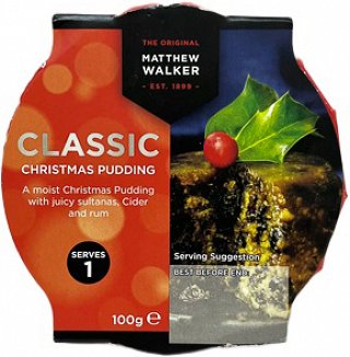 Mathew Walker Classic Christmas Pudding 100g