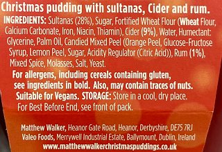 Mathew Walker Classic Christmas Pudding 100g
