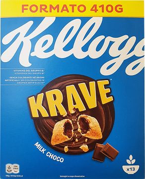 Kelloggs Krave Σοκολάτα Γάλακτος 410g