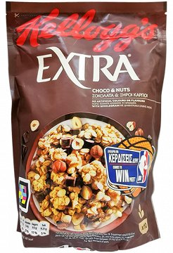 Kelloggs Extra Oat Bites With Choco & Nuts 450g