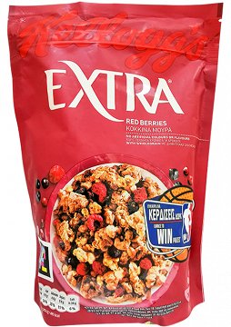 Kelloggs Extra Oat Bites With Red Berries 400g