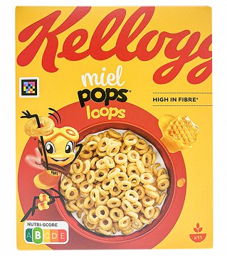 Kelloggs Miel Pops Loops 330g