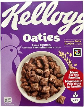 Kelloggs Oaties Cocoa Crunch 360g