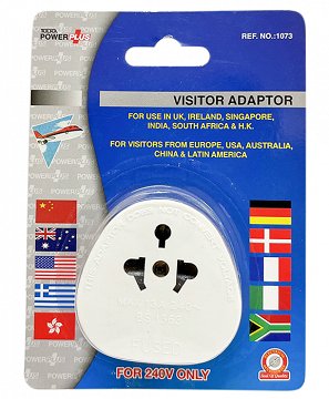 Tulka PowerPlus Adaptor Cyprus To Europe 1Pc