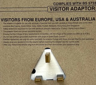 Tulka PowerPlus Adaptor Cyprus To Europe 1Pc