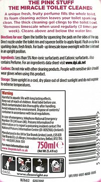 The Pink Stuff Miracle Toilet Cleaner Gel 750ml