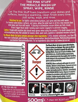 The Pink Stuff Miracle Wash Up Spray 500ml
