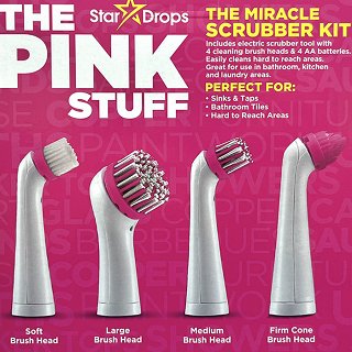 The Pink Stuff Miracle Scrubber Kit