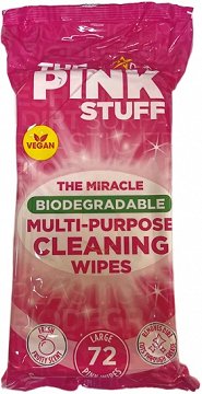 The Pink Stuff Miracle Multi Purpose Biodegradable Cleaning Wipes 72Τεμ