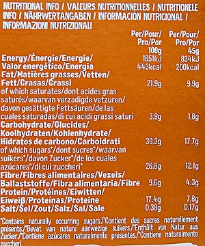 Nakd Protein Peanut Butter Raw Bars 3x45g