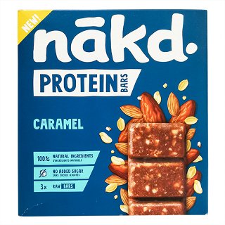 Nakd Protein Caramel Raw Bars 3x45g