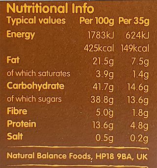 Nakd Peanut Delight Raw Fruit & Peanut Bars 4x35g
