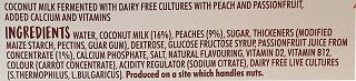 Koko Dairy Free Γιαούρτι Από Γάλα Καρύδας Με Ροδάκινο & Passion Fruit 2x125g