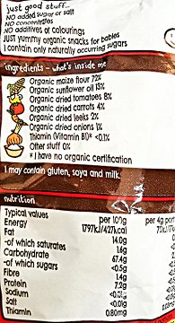 Ella's Kitchen Organic Melty Puffs Ντομάτα & Πράσο 20g