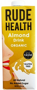 Rude Health Organic Ρόφημα Αμύγδαλο Χωρίς Προσθήκη Ζάχαρης 1L