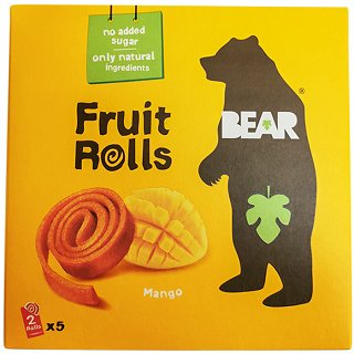 Bear Fruit Rolls Mango 5Packs