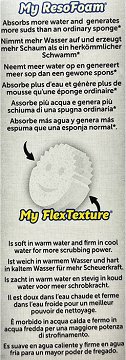Scrub Mummy Dual Sided Scrubber Sponge Grey 1Pc