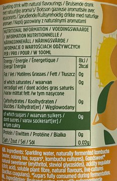 Nexba Kombucha Mango Sugar Free Drink 330ml