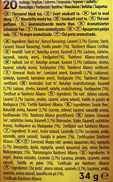 Lipton Τσάι Βανίλια Καραμέλα 20Τεμ