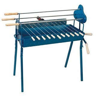 Bbq Large Blue 70x32x60 1Pc