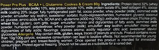 Power Pro Cookies & Cream Μπάρα Πρωτείνης Με Αμινοξέα & Λ-Γλουταμίνη 80g