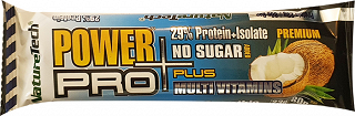 Power Pro Coconut Smoothie Μπάρα Πρωτείνης Με Φυτικές Ίνες & Κολλαγόνο 80g