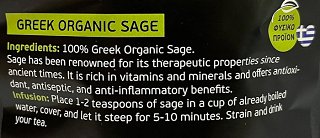 Cosmo Green Βιολογικό Ελληνικό Φασκόμηλο 30g