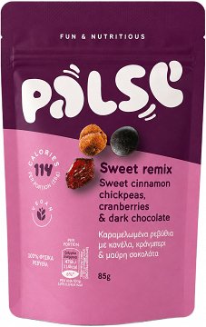 Palse Sweet Cinnamon Chickpeas, Cranberries & Dark Chocolate 85g