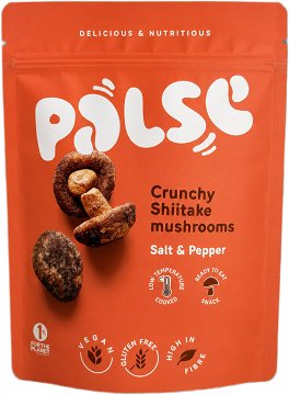Palse Crunchy Shiitake Mushrooms With Salt & Pepper 40g