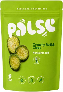 Palse Crunchy Radish Chips With Himalayan Salt 50g