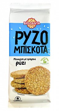 Βιολάντα Ρυζομπισκότα Με Τραγανό Ρύζι 190g