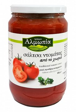 Αλμωπία Σάλτσα Ντομάτας Από Το Χωριό 690g