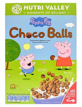 Nutri Valley Peppa Pig Choco Balls 375g