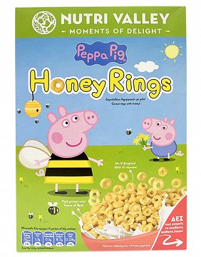 Nutri Valley Peppa Pig Honey Rings 375g