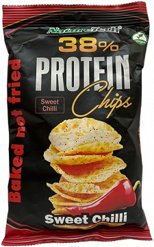 Nature Tech 38% Protein Chips Sweet Chillil Baked Not Fried 50g