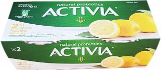 Danone Activia 2% Lemon 2x200g