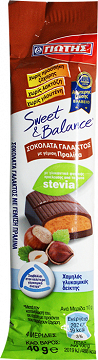 Jotis Sweet & Balance Chocolate Praline With Stevia 40g