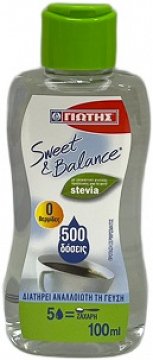 Γιώτης Sweet & Balance Drops Γλυκαντικό Με Stevia 500 Δόσεις 100ml