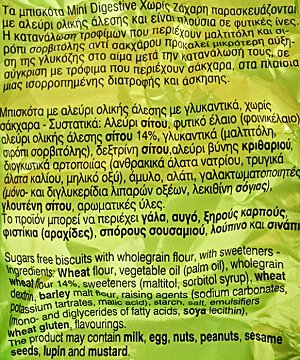 Παπαδοπούλου Μίνι Digestive Χωρίς Ζάχαρη 70g