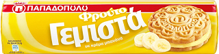 Papadopoulos Sandwich Biscuits Banana Cream 200g
