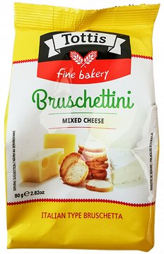 Tottis Bruschettini Mixed Cheese 80g