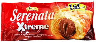 Serenata Xtreme Κρουασάν Με Γέμιση Κρέμας Κακάο 250g