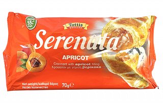 Serenata Κρουασάν Με Γέμιση Βερίκοκο 70g